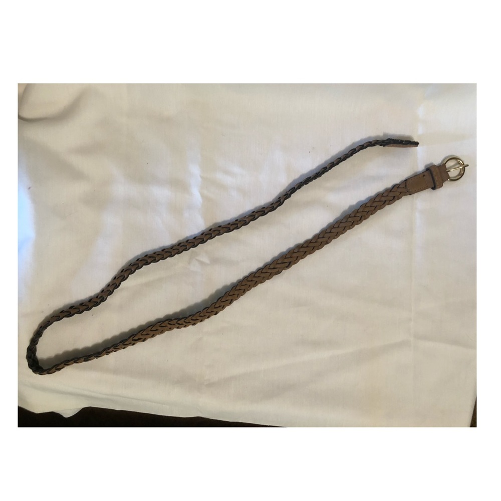 Brown Braided Belt